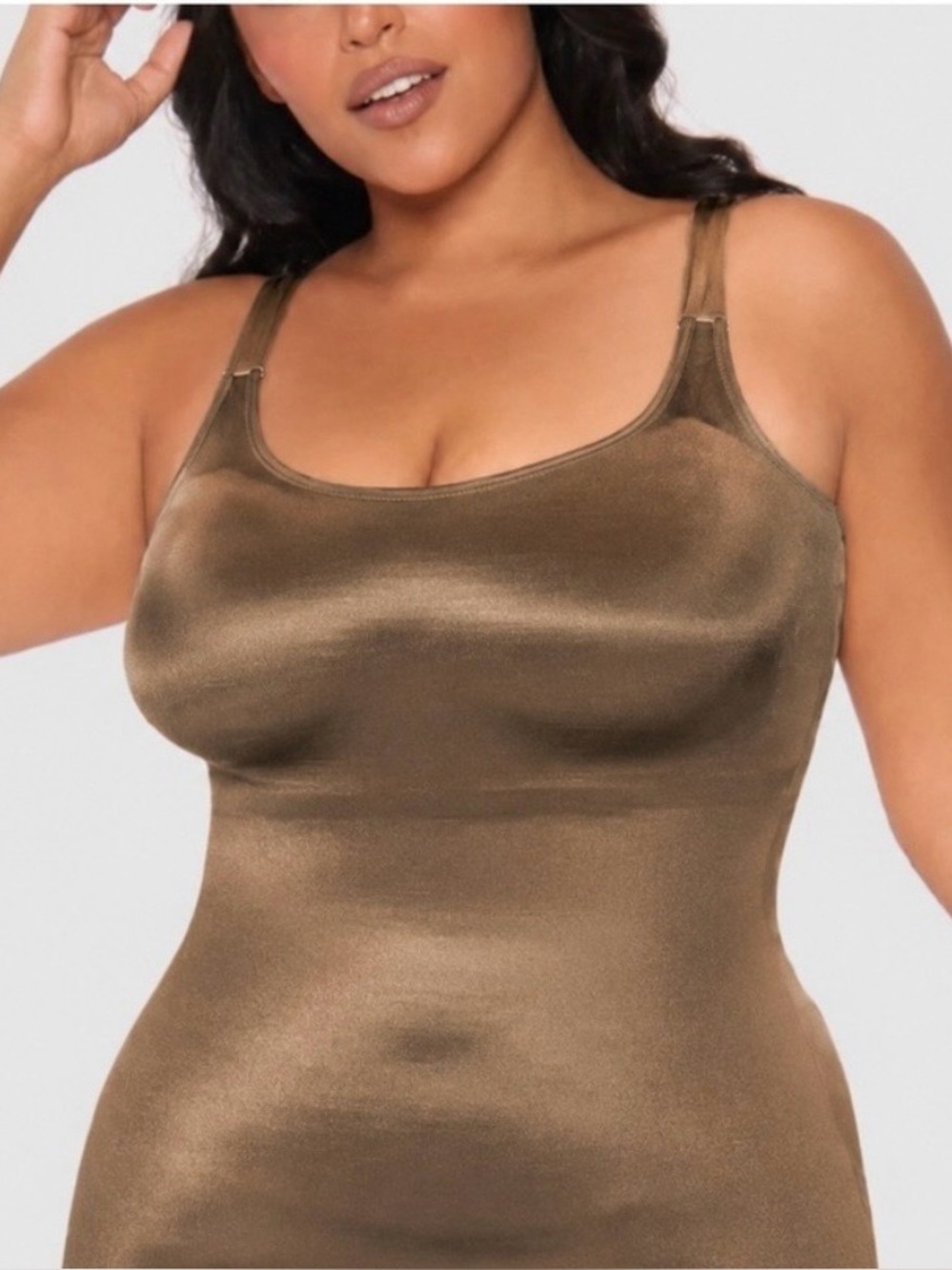 EUC! Ruby Ribbon Original Full Support Cami 3022 - Mocha Size 36